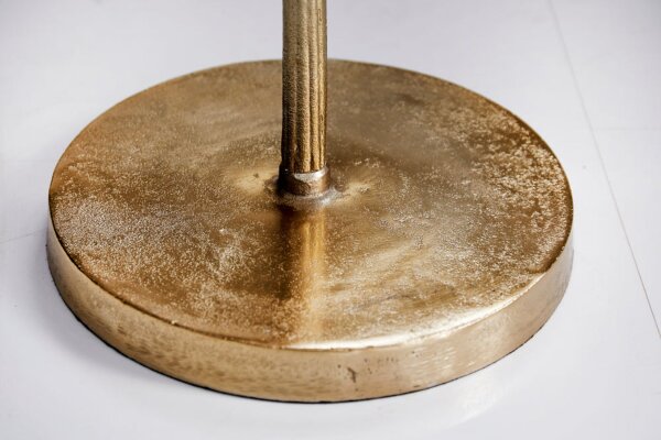 Table dappoint en métal doré 40 x 38 cm travail manuel