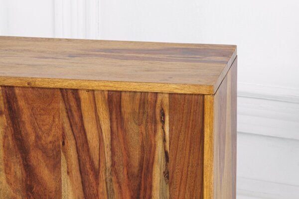 Table dappoint en bois de sheesham naturel 43 x 30 cm