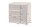 Table dappoint en bois de sheesham naturel 43 x 30 cm