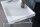Table basse 2 pièces MDF métal blanc chrome avec plateaux