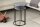 Set de 2 tables dappoint en marbre métal gris noir