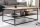 Table basse bois (chêne) métal en noir naturel 95x55 cm