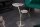 Table dappoint en métal argenté 50x32 cm fait main