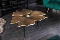 Table basse en métal doré noir 75x73 cm...