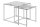 Lot de 2 tables dappoint noires carrées Modernes