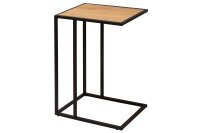 Table dappoint 43x35 cm forme C H : 63 cm M&eacute;tal MDF