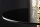Table dappoint verre dur métal en or noir Ø 44 cm