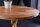 Table dappoint mangue bois métal 38x38 cm artisanale