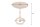 Table dappoint mangue bois métal 38x38 cm artisanale