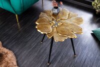 Table basse en métal doré noir 56x58 cm...