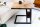Table dappoint mangue bois métal 45 x 30 cm forme C