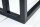 Table dappoint mangue bois métal 45 x 30 cm forme C