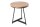 Table dappoint bois (chêne) métal 45 x 45 cm