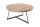 Table basse bois (chêne) métal ronde Ø 80 cm