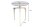 Table dappoint métal en laiton noir Ø 45 cm