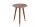 Table dappoint en bois dacacia métal cuivre antique Ø40cm Handmade