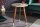 Table dappoint en bois dacacia métal 40x50 cm (lxh) artisanale