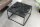 Table basse noire 60 x 60 cm aspect marbre noir