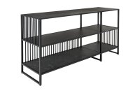 &Eacute;tag&egrave;re en noir 120 x 83 cm Noir...