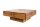 Table basse en bois de sheesham naturel 70 x 70 cm