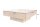 Table basse en bois de sheesham naturel 70 x 70 cm
