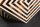 Table dappoint incrustée en noir blanc 40x57 cm artisanale