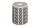 Table dappoint noir blanc 35 x 35 cm artisanale