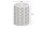 Table dappoint noir blanc 35 x 35 cm artisanale