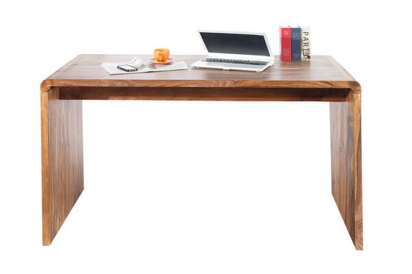 Bureau en bois de sheesham naturel 120 x 60 cm