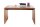 Bureau en bois de sheesham naturel 120 x 60 cm
