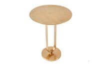 Table dappoint en m&eacute;tal dor&eacute; 45 x 45 cm...