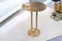 Table dappoint en métal doré 45 x 45 cm...