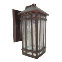 Lampe murale extérieure verre de pluie aluminium...