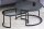 Set de 2 tables basses MDF verre trempé métal noir