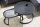 Set de 2 tables basses MDF verre trempé métal noir