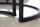 Set de 2 tables basses MDF verre trempé métal noir