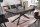 Table de salle à manger extensible céramique aspect pierre 180x90 cm