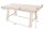 Table de salle à manger en bois recyclé (pin) en brun vintage 165x90 cm