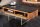 Table basse avec tiroir marbre mangue bois métal 110 cm