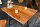 Table de bar bois dacacia métal 120 x 83 cm H : 106 cm