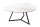 Table basse céramique verre dur métal en blanc noir 90x75 cm