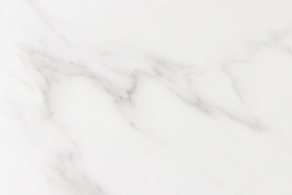 Table de salle à manger céramique métal blanc marbre noir 180x90 cm