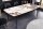 Table de salle à manger céramique métal en marbre naturel noir 180x76 cm