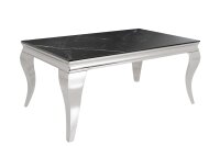 Table basse en céramique noire marbre...