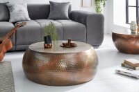 Table basse ronde Ø 80 cm Métal en cuivre...