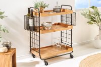 Chariot de cuisine avec roulettes Plateaux Bois (pin)...