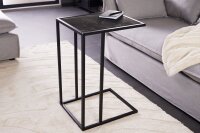 Table dappoint en anthracite noir 43 x 35 cm