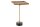 Table dappoint en bois dacacia marbre métal or noir
