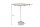 Table dappoint en bois dacacia marbre métal or noir