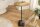 Table dappoint Mango Bois Marbre Métal Travail manuel Ø 33 cm